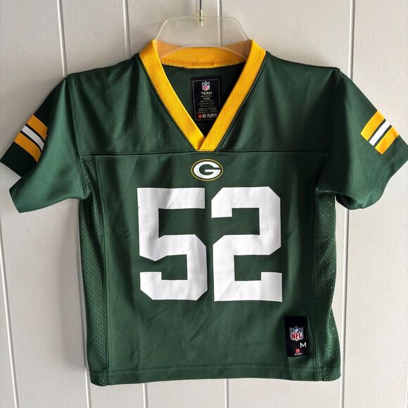 NFL TEAM Apparel GREEN BAY PACKERS #52 Matthews Kids Med 5/6 Football Jersey #F - Picture 1 of 5